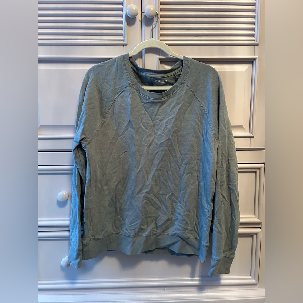 Athleta Blue Crewneck Sweater
